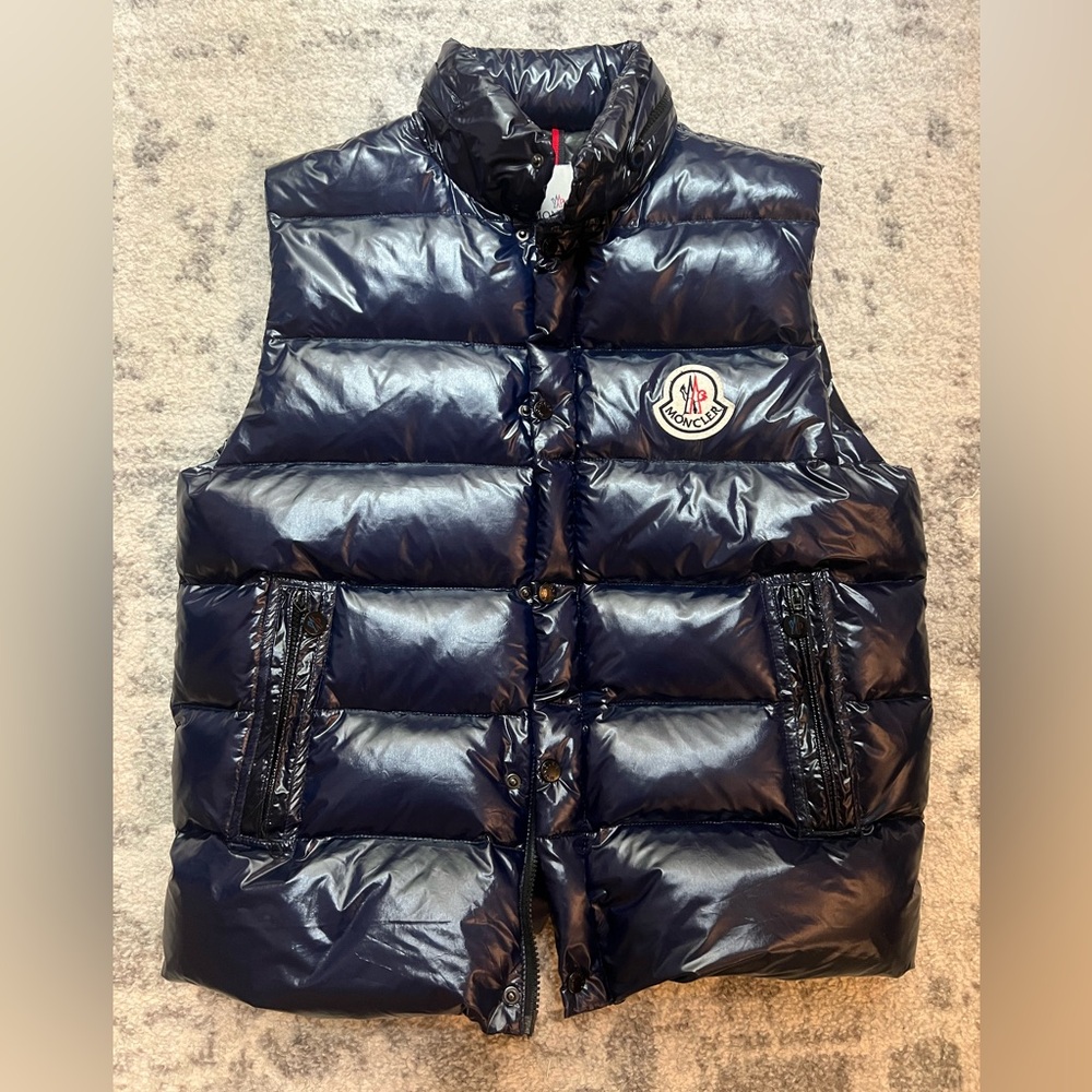 Montcler Navy Puffer Vest